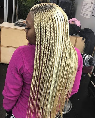 31 Beautiful Lemonade Braids Ponytails for Black women - Hairstyles 2u