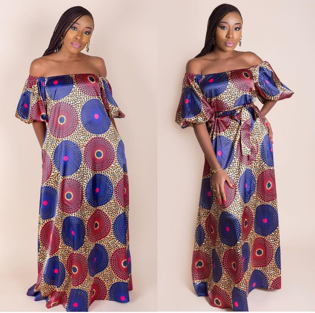 short ankara gown for pregnant ladies