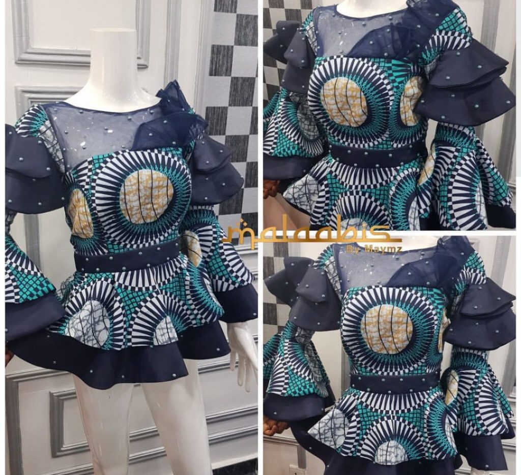 ankara styles peplum tops