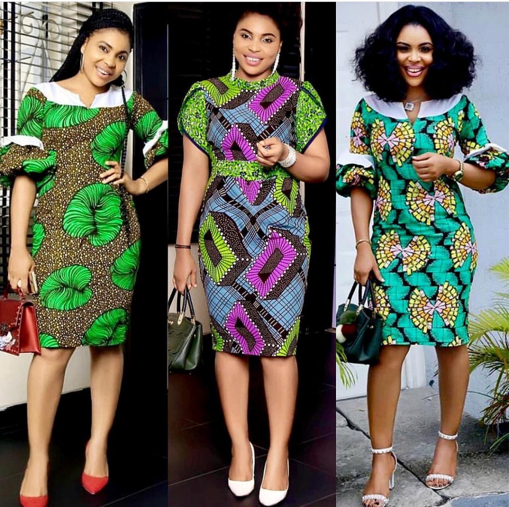 ankara flare gowns