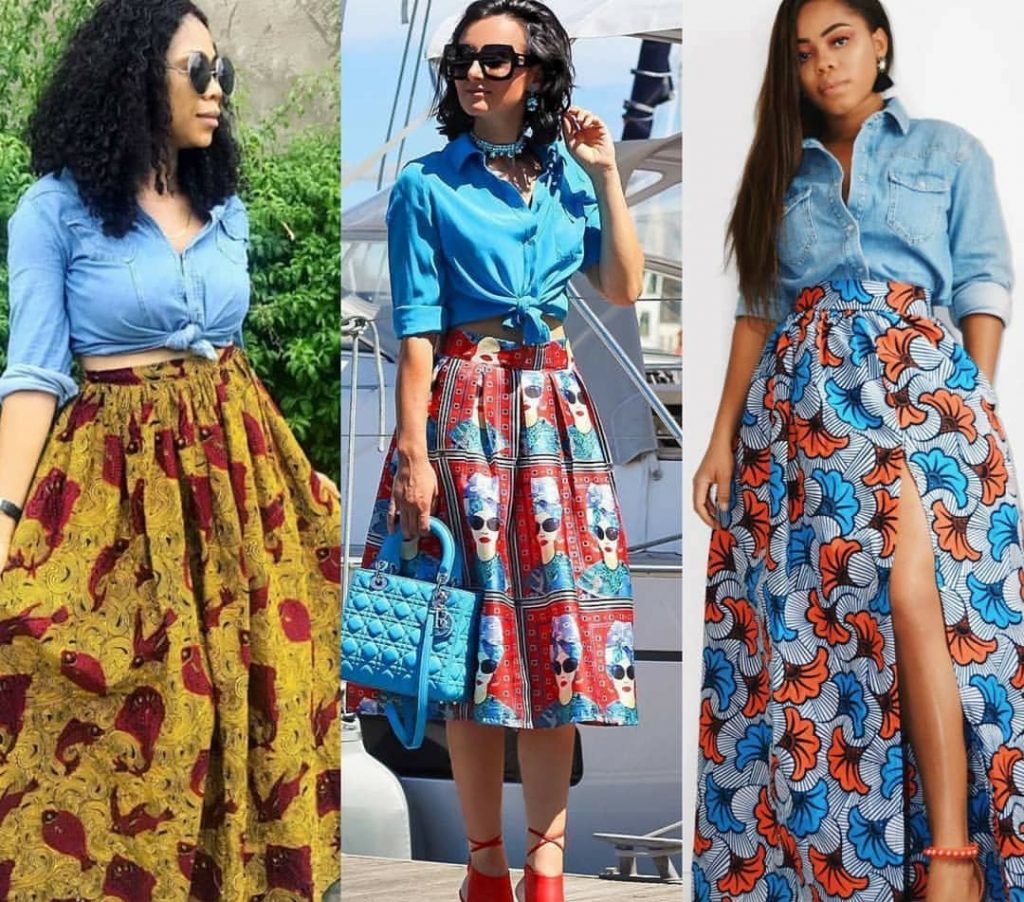 Fine Ankara Styles Of Gown& Skirts & Blouses& Pants& Jumpsuits ...