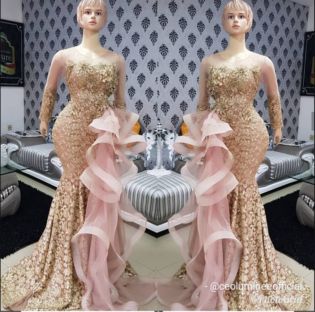 Last Lace Gowns Styles For Wedding/Owambe - Hairstyles 2u