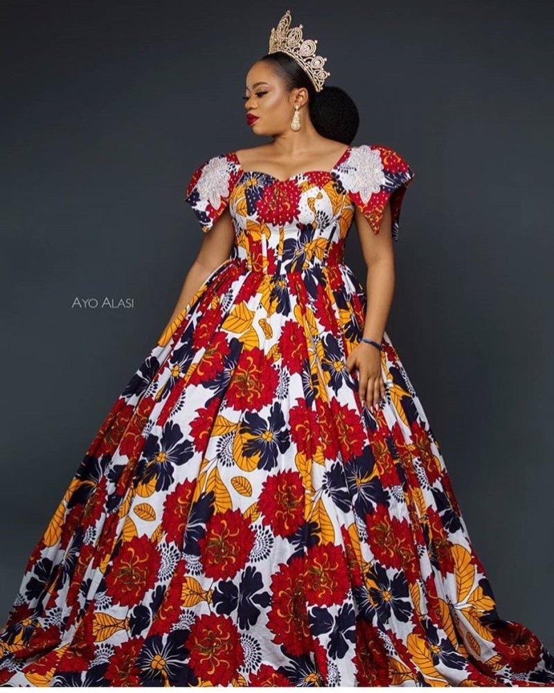 latest flare gown