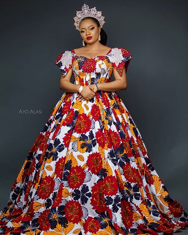 a shape gown ankara styles