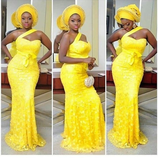 Last Appealing Long Asoebi Gowns - Hairstyles 2u