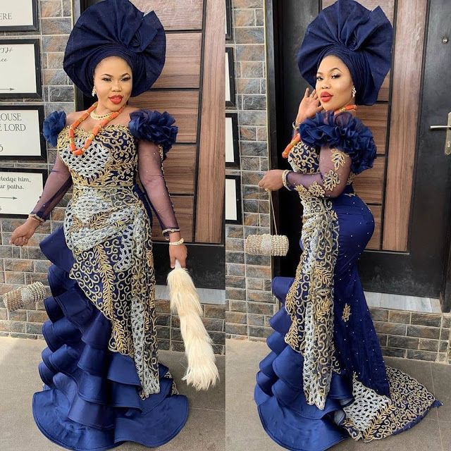 Latest 2020 Lovely Asoebi Gown Styles - Hairstyles 2u