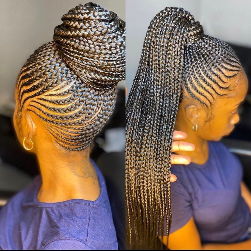 New Ghana Weaving Shuku styles you would love - Hairstyles 2u