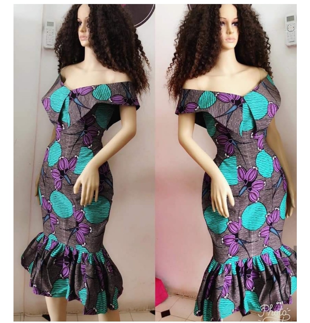 Flare Steps Ankara Gown- 1,2,3 Steps Ankara Gowns Styles For ...