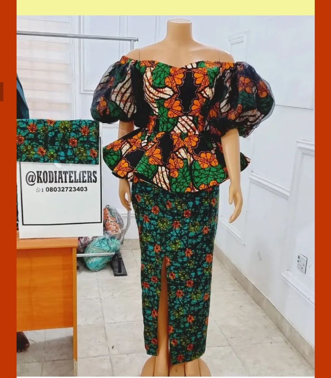 TRENDY ANKARA SKIRT AND BLOUSE STYLES INSPIRATION YOU SHOULD CONSIDER ...